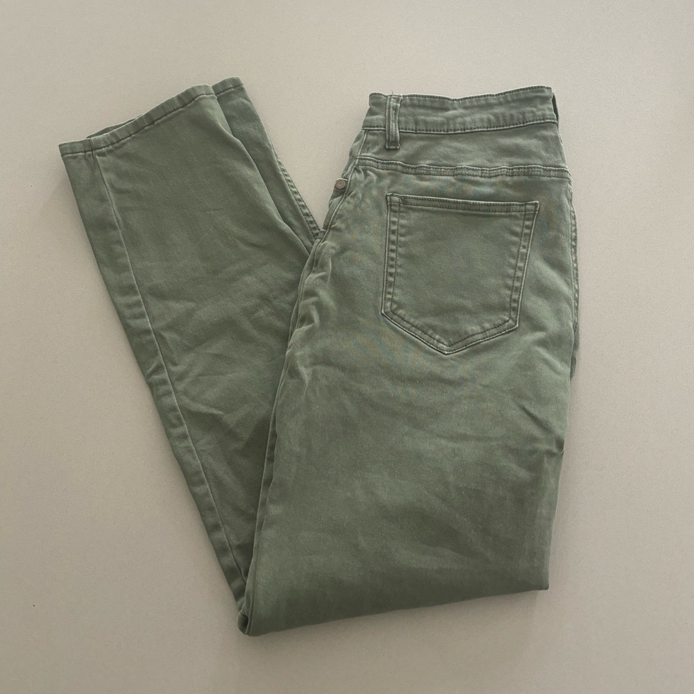 COPY - Bit & Bridle Olive Cargo Jeans, Women’s 12